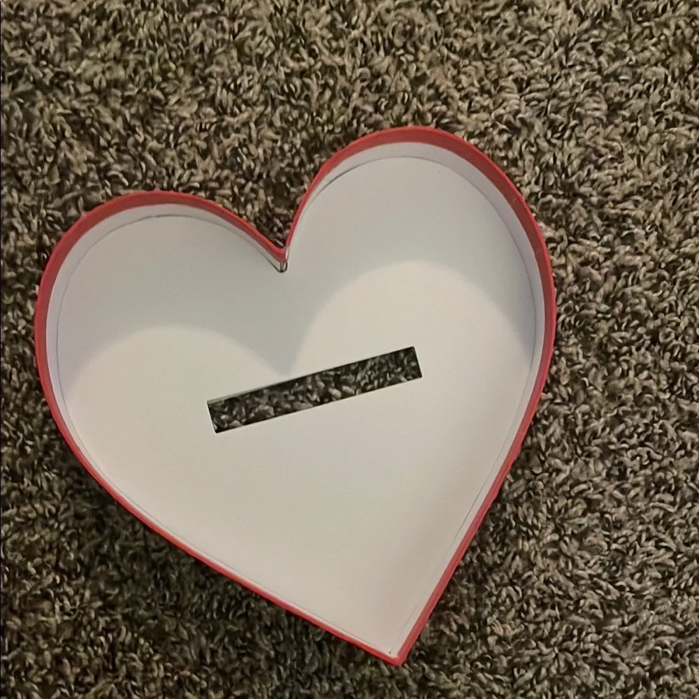 Valentines Day Heart-Shaped Red Holiday Box